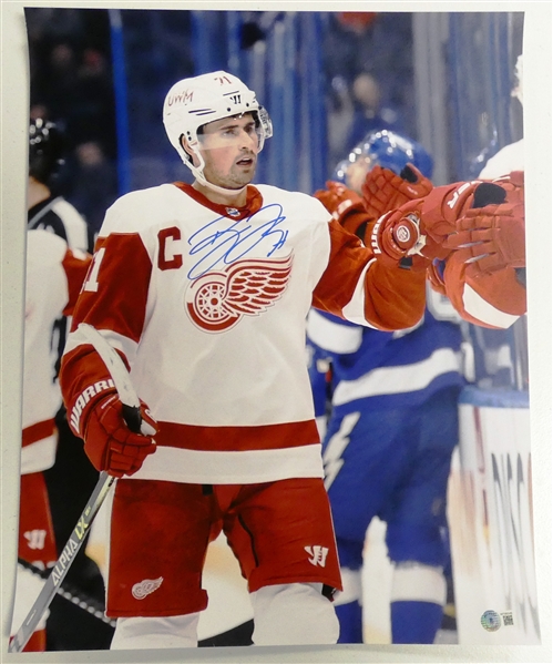 Dylan Larkin Autographed 16x20