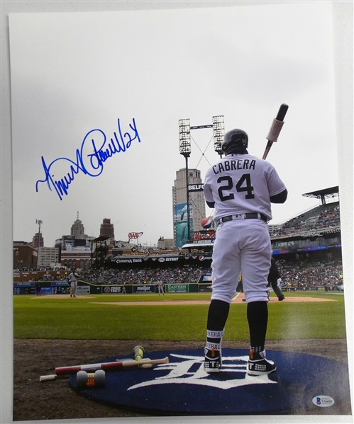 Miguel Cabrera Autographed 16x20