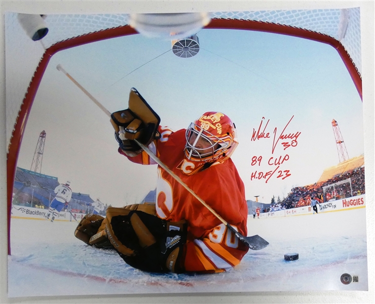 Mike Vernon Autographed 16x20 w/ 2 Inscriptions