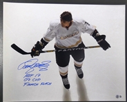 Teemu Selanne Autographed Multi Inscribed 16x20