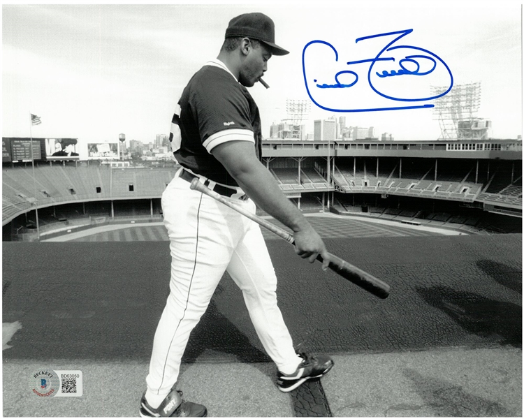 Cecil Fielder Autographed 8x10