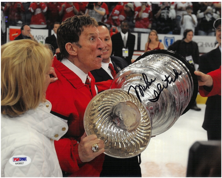 Mike Ilitch Autographed 8x10