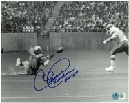 Charlie Sanders Autographed 8x10