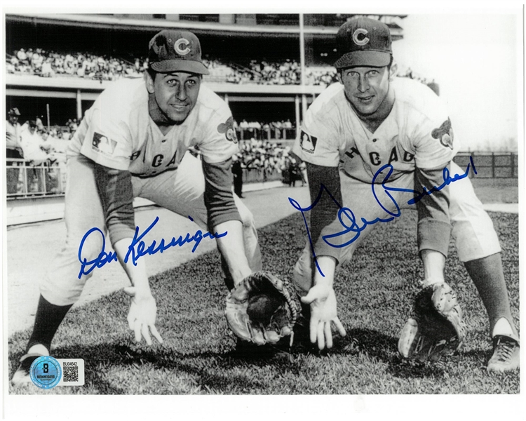 Don Kessinger & Glenn Beckert Autographed 8x10