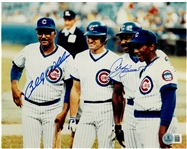 Billy Williams & Andre Dawson Autographed 8x10