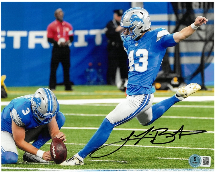 Jake Bates Autographed 8x10