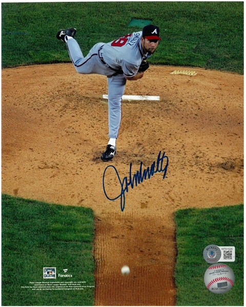 John Smoltz Autographed 8x10