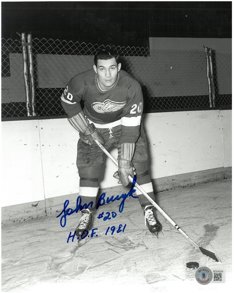 Johnny Bucyk Autographed 8x10