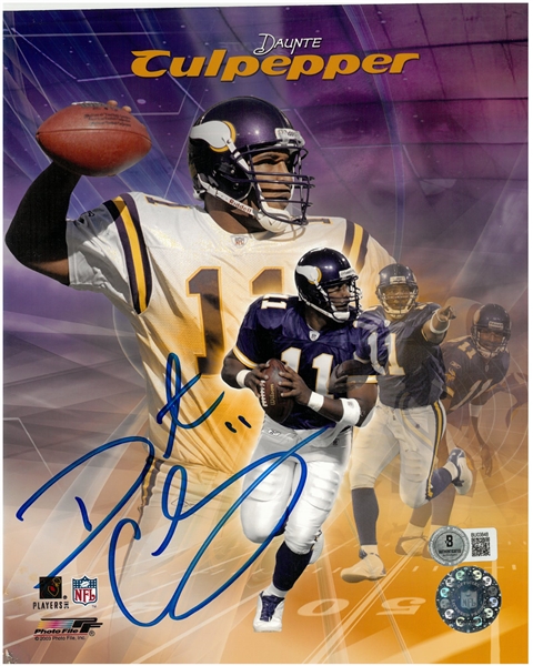 Daunte Culpepper Autographed 8x10