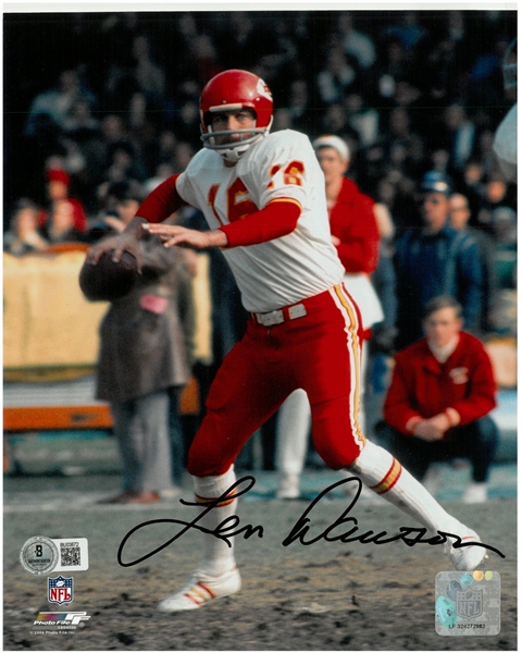 Len Dawson Autographed 8x10