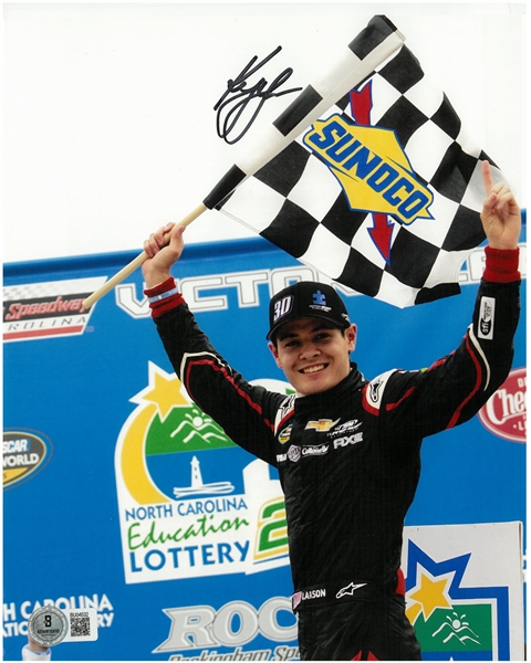 Kyle Larson Autographed 8x10