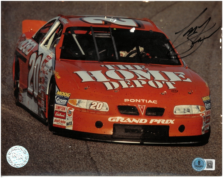 Tony Stewart Autographed 8x10