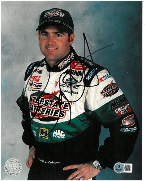 Bobby Labonte Autographed 8x10