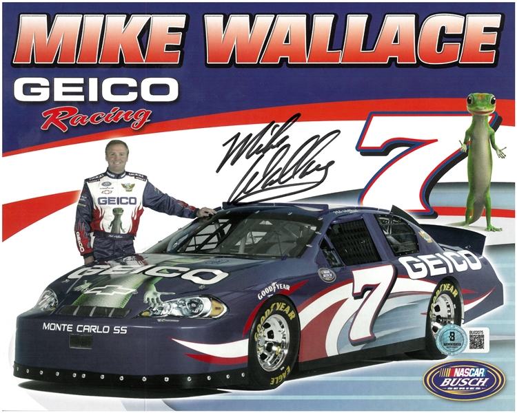Mike Wallace Autographed 8x10
