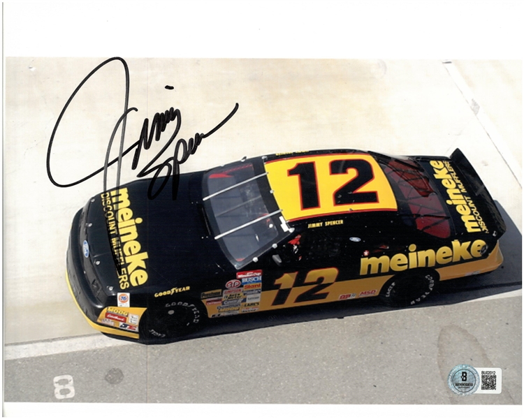 Jimmy Spencer Autographed 8x10