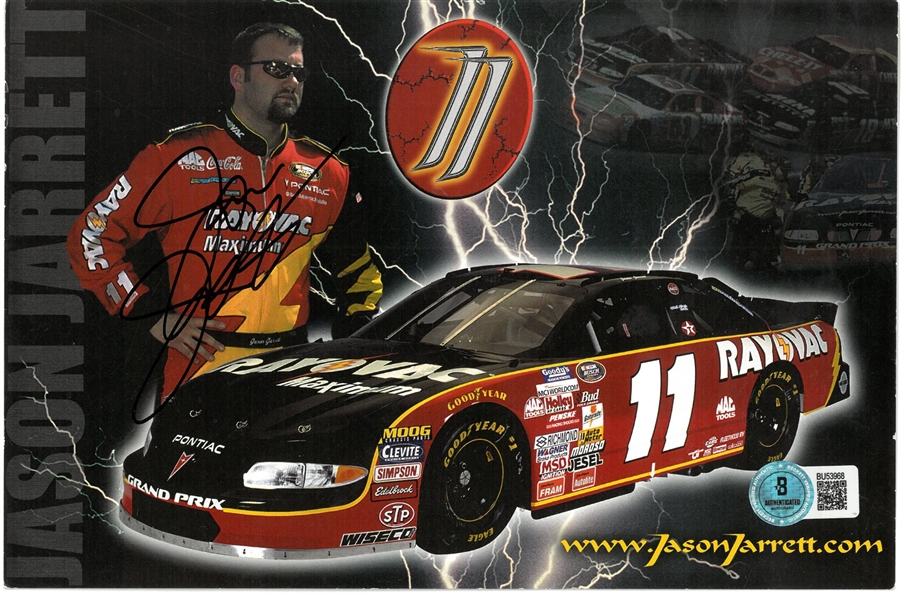 Jason Jarrett Autographed 6x8