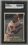Hank Aaron 1957 Topps