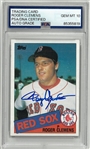 Roger Clemens 10 Grade Auto 1985 Topps Rookie Card