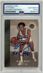 Dave Bing Autographed 1996 Topps NBA Stars