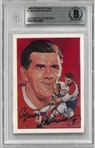 Maurice Richard Autographed 1985-87 Hall of Fame