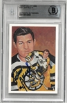 John Bucyk Autographed 1985-87 Hall of Fame