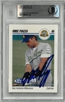 Mike Piazza Autographed 1992 Skybox AA