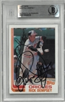 Rick Dempsey Autographed 1982 Topps