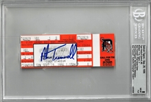 Alan Trammell Autographed Final Game Ticket