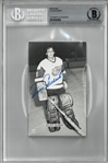 Gilles Gilbert Autographed Postcard
