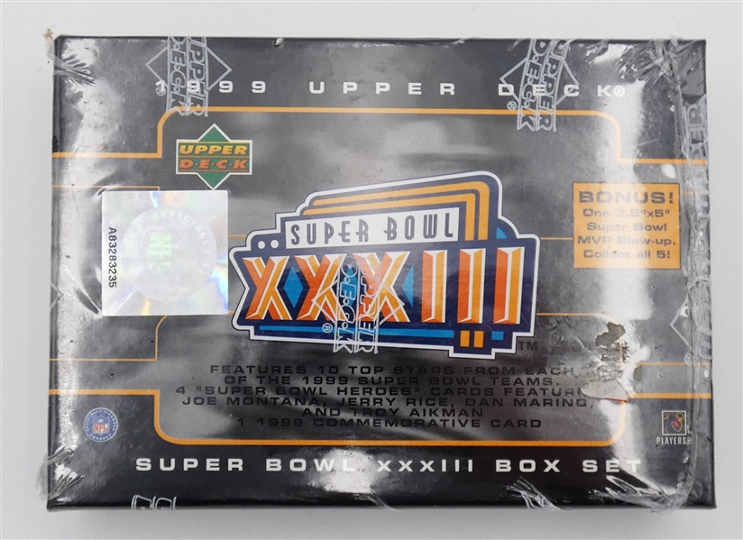 1999 Upper Deck Super Bowl XXXIII Set