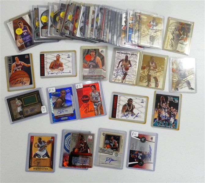 Basketball Autographed Card Lot