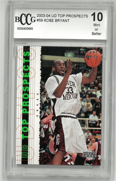 Kobe Bryant 2003/04 UD Top Prospects