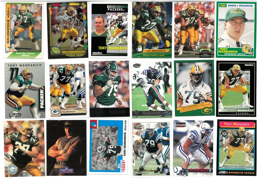Tony Mandarich Card Lot