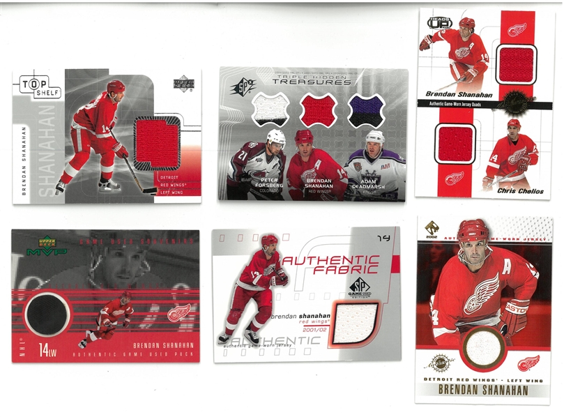 Brendan Shanahan Jersey Card Lot