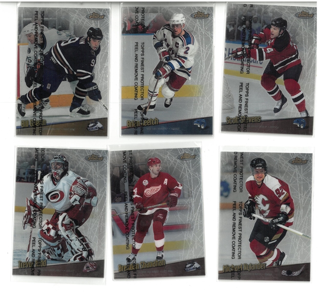 Topps Finest Hockey Card Lot