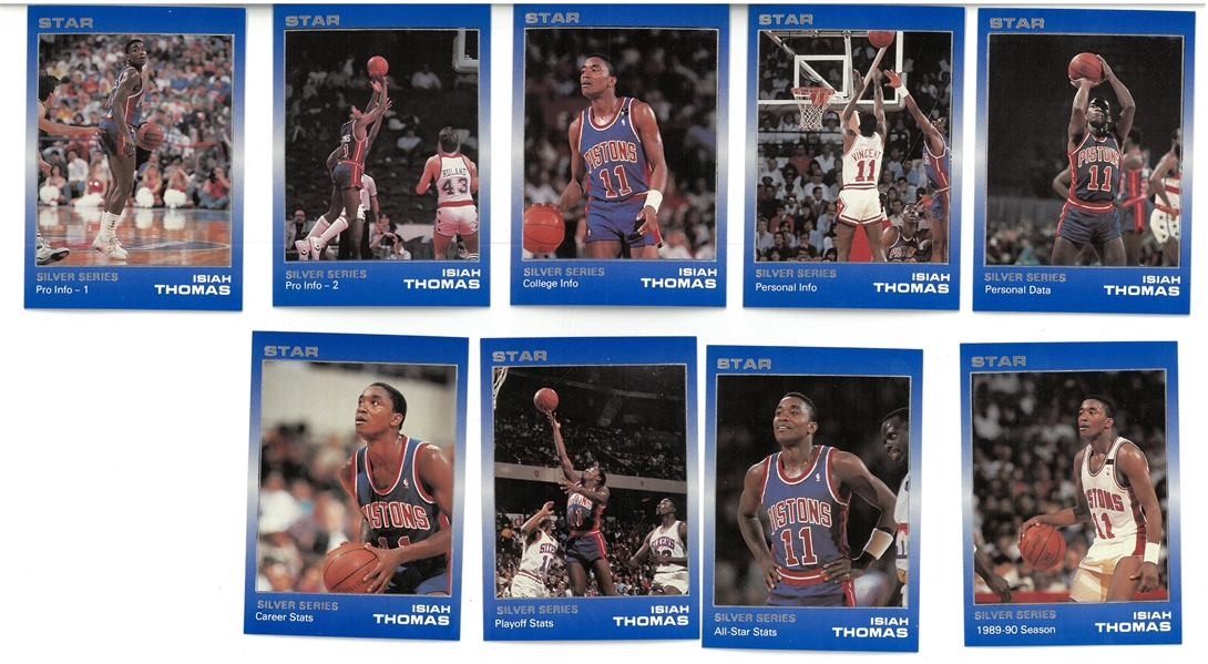 Isiah Thomas Star Card Lot