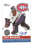 Jeff Hackett Autographed Topps Heritage