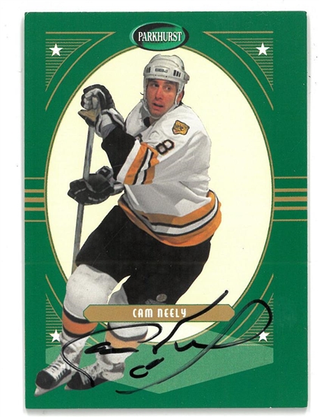 Cam Neely Autographed 2001/02 Parkhurst