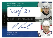 Pavel Bure & Stanislav Chistov Autographed 2006/07 Upper Deck