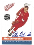 Alex Delvecchio Autographed Topps Heritage
