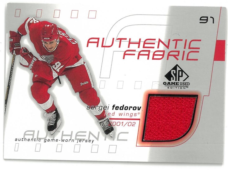 Sergei Fedorov 2001/02 SP Game Used Edition