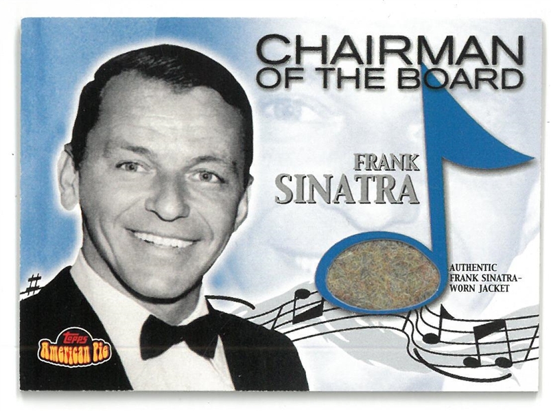 Frank Sinatra 2001 Topps American Pie Jacket Card