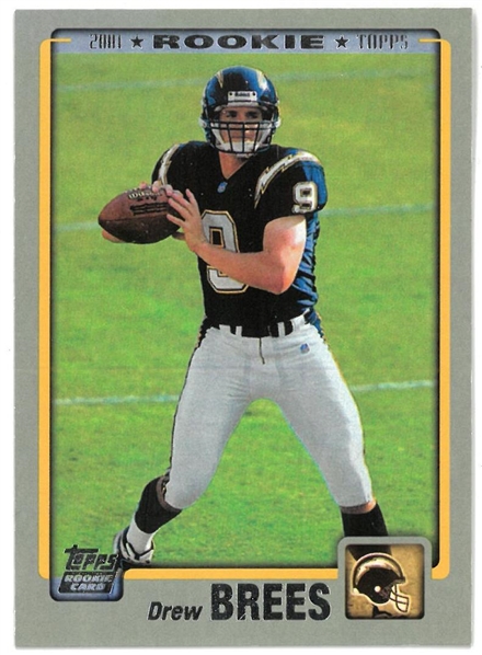 Drew Brees 2001 Topps Rookie Card