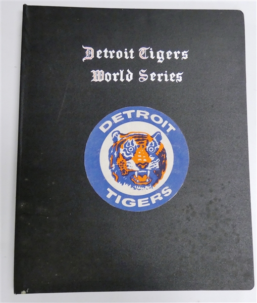 1935 Detroit Tigers Large 20x28 Scrabook