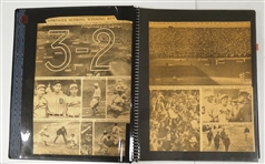 1935 Detroit Tigers Large 20x28 Scrabook