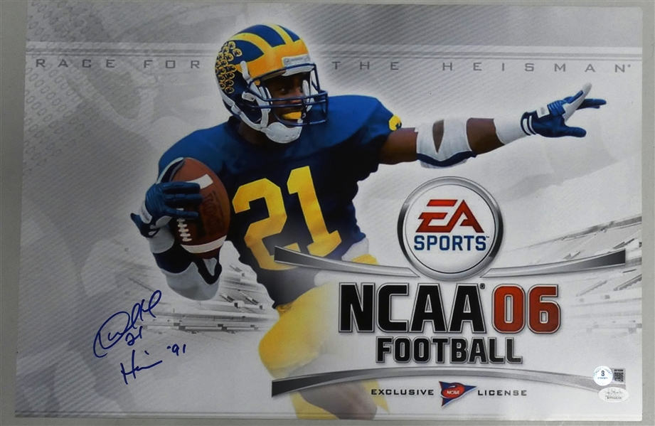 Desmond Howard Autographed 14x20 NCAA 2006 Ad