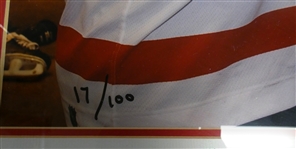 Brett Hull 700th Goal Autographed #17/100 16x20 Also Signed by Fedorov & Datsyuk (Pick up Only)