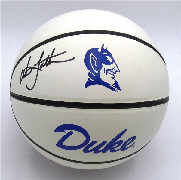 Christian Laettner Autographed Duke Basketball