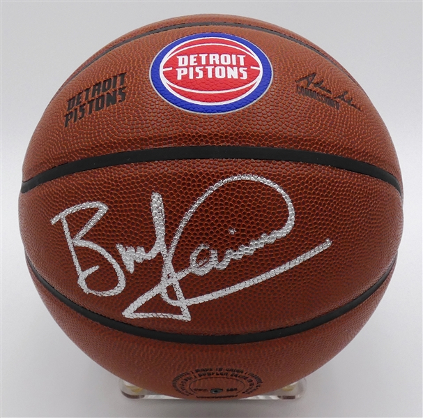 Bill Laimbeer Autographed Basketball