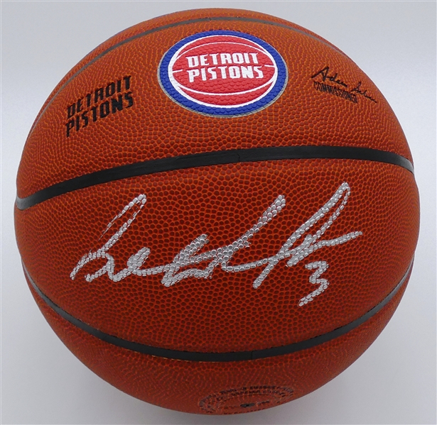 Ben Wallace Autographed Basketball